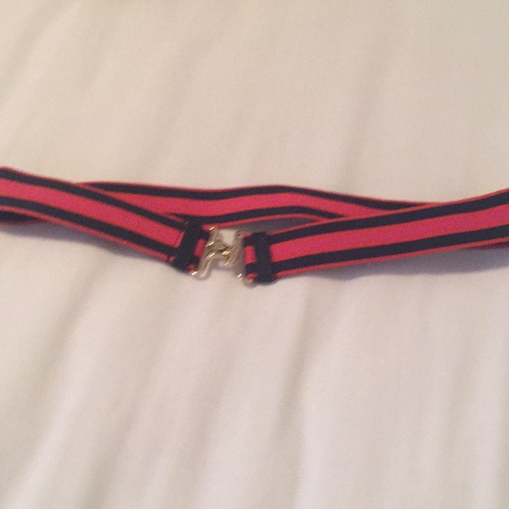 Navy And Red elastic belt